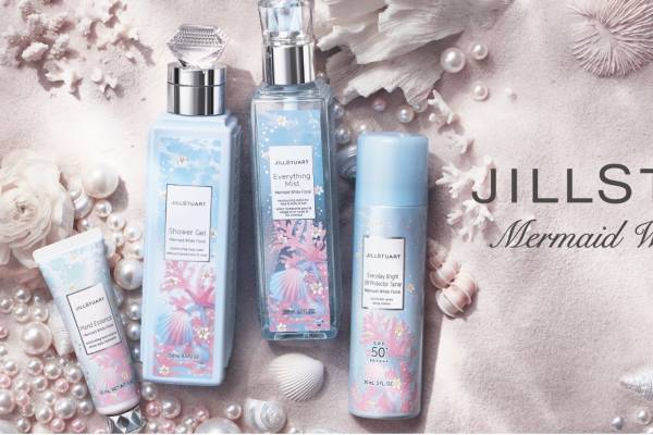 ジルスチュアート ビューティ22年夏ボディケア、"マーメイド”着想の香りつき全身ミスト＆UVケア