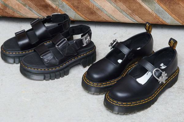 ドクターマーチン×ヘブン バイ マーク ジェイコブス「ダブルヘッドベア」厚底サンダル＆メリージェーン