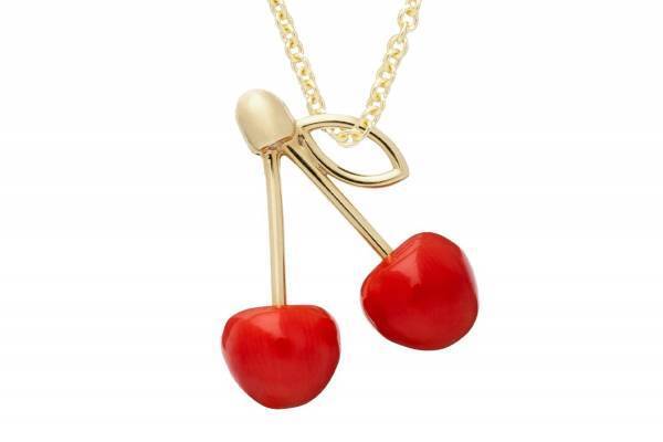 アリータ22年秋冬"チェリーやスイカ"モチーフの新作ジュエリー、ピンクサファイアの猫リングも