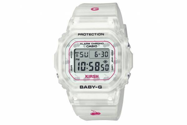 BABY-G「キルシー」とコラボ、チェリーモチーフを散りばめた腕時計