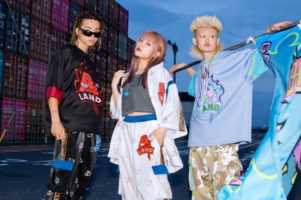 ランド バイ ミルクボーイ×ガルフィー、犬のアイコンキャラのコラボTシャツ＆セットアップ