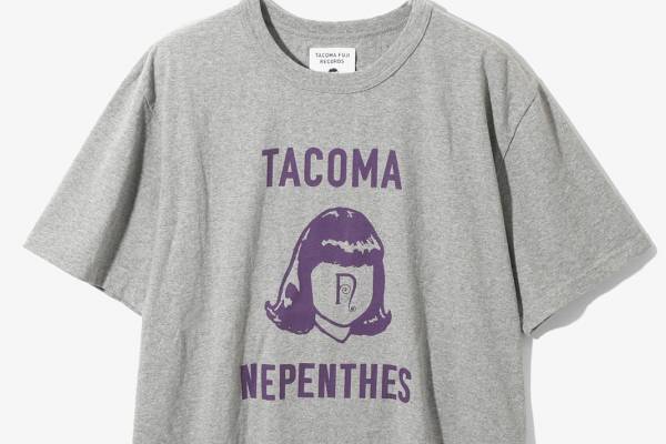 ネペンテス＆サウス2 ウエスト8とタコマフジレコードのコラボロゴ入りTシャツ、限定ジャケットも