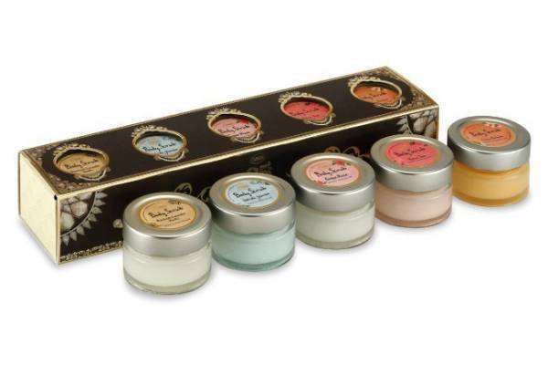 SABON「ボディスクラブ」“5つの香りを比べて楽しむ”限定ミニサイズキット