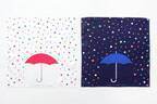 クラシクス・ザ・スモールラグジュアリ「雨の日」モチーフのハンカチーフ、“飴玉”入りカラフル雨粒模様も