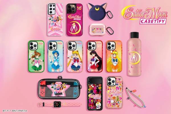 「美少女戦士セーラームーン」×ケースティファイ、セーラー戦士の"キメ台詞入り”スマホケースなど