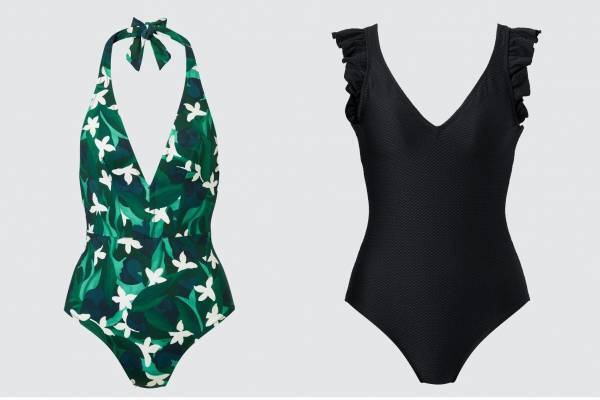 ユニクロ展開「プリンセス タム・タム」新作スイムウェア、鮮やかプリント＆フリル付きワンピース