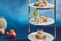 ストリングスホテル東京インターコンチネンタルの夏アフタヌーンティー、メロン＆ピーチの夏色スイーツ