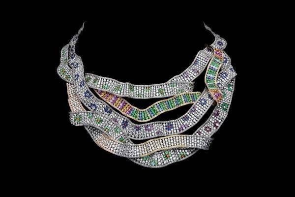 ディオール新作ハイジュエリー「ディオール プリント」花柄＆チェック柄をルビーやサファイアで表現