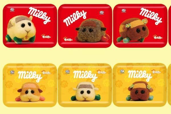 モルカー×不二家のキャンディ「ミルキー」、ポテトやテディ主役のコラボ"ミルキー缶”発売