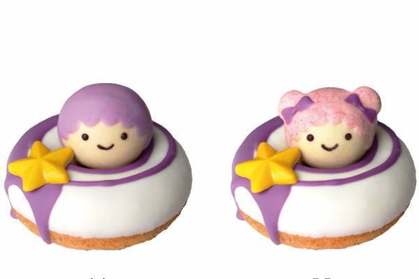 サンリオ「リトルツインスターズ」キキ&ララの“流れ星”ドーナツ、フロレスタから