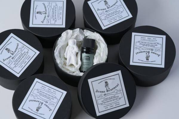 緑茶など“和の香り”のアロマオーナメント、東京発アロマブランド・バロンがマボロシとコラボ