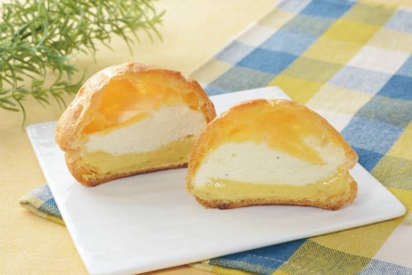 ローソン「生カスタードシュークリーム」にご当地フレーバー、あんバターやとちおとめ苺など全国8エリアで