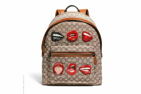 コーチ×トム・ウェッセルマン“ポップアート”を配したバッグ、スパンコールが輝く唇モチーフ