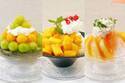 ウェスティンホテル仙台の夏季限定かき氷、旬のメロン・マンゴー・ピーチにクレームダンジュを合わせて