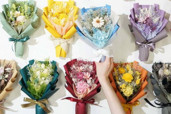 ドライフラワー専門店「カロン ドライフラワー」銀座有楽町に、オーダーメイド花束＆ワンコイン花材