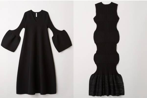 CFCL“ラメ糸煌めく”「GLITTER」シリーズに伊勢丹別注アイテム、壺型のブラックドレスなど