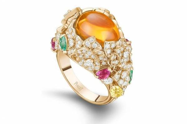 ピアジェ“バラの花”モチーフ「ピアジェ ローズ」新作ジュエリー、トルマリンやベリルの鮮やかな輝き