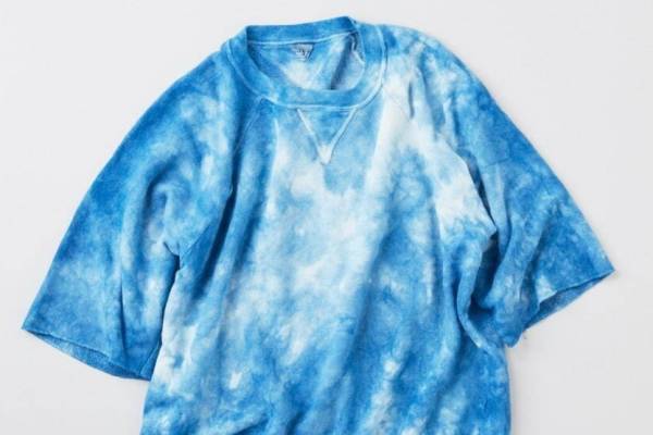 フィルメランジェの“藍染めTシャツ”タイダイ柄やグラデカラー、藍染職人リトマスとコラボ