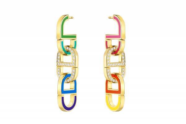ディオールのファインジュエリー「カラー ディオール」新作、“CD”を連ねた虹色ネックレス＆イヤリング
