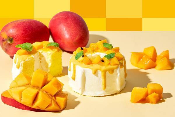 マーサー ビスの夏限定「トロピカルマンゴーシフォンケーキ」“とろ～り”濃厚マンゴーソース×果肉で