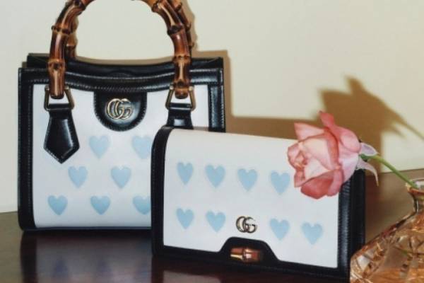 「グッチ ラブライト」ダイヤモンドパターン×ハートモチーフのバッグ＆グリッター煌めくスニーカー