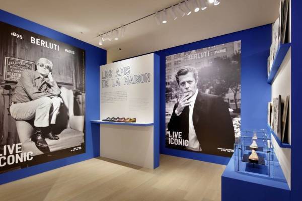ベルルッティ「靴のエキシビション」銀座店で、貴重なアーカイブシューズ展示などでメゾンの歴史を辿る
