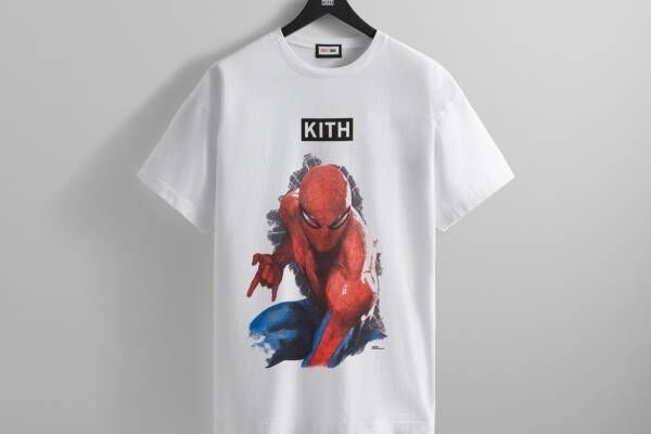 KITH「スパイダーマン」60周年記念コレクション、アートワークを配したTシャツやセーター