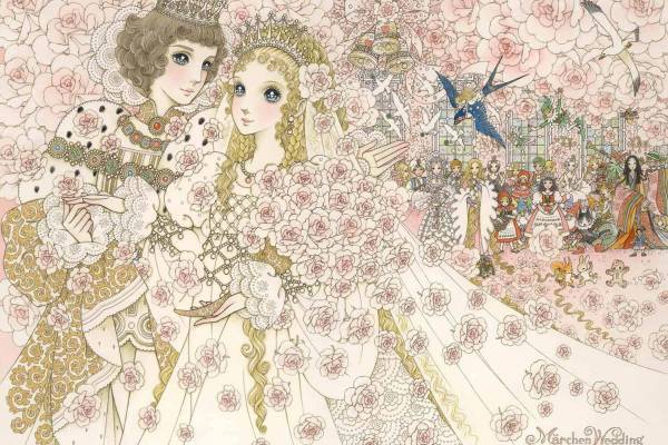 少女画家・高橋真琴の展覧会『百花繚乱』展が日本橋三越本店で、過去最多となる原画約40点を展示販売