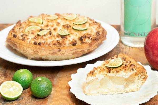 アップルパイ専門店「グラニースミス」日本酒の酒粕と米ぬかを使った限定メニュー、「仙禽」とコラボ