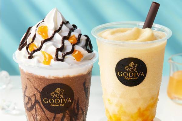 ゴディバ新作「ショコリキサー ダークチョコレート マンゴー」“果肉入り”マンゴーソースをミックス