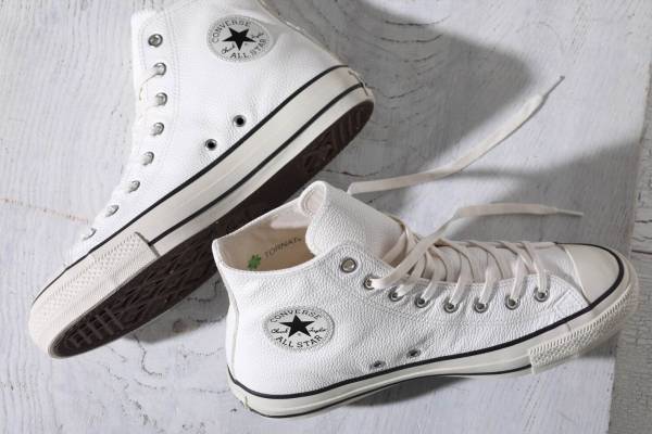 コンバース”シボ感レザー”アッパーの新作ユニセックススニーカー、リペア可能なスニーカーも