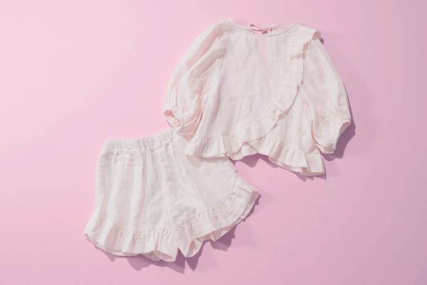 ジェラート ピケ新作“ピンク色”ルームウェア、フリル付きパジャマや“ふわふわ”ルームシューズ