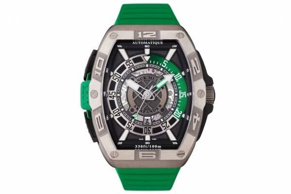 フランク ミュラー新作腕時計「スカファンダー」、立体ベゼル×カラフルラバーバンド