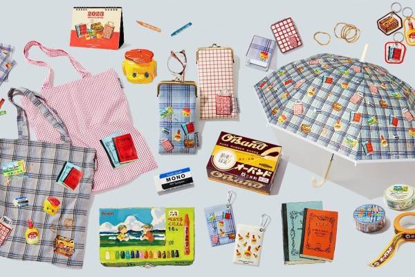 ニコアンド“有名文具”モチーフの雑貨アイテム、「MONO消しゴム」「どうぶつのり」ほか7種の柄で