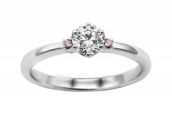 ポンテヴェキオ“バラ”着想「ローザ」から新作エンゲージリング、ピンクダイヤモンドの可憐な輝き