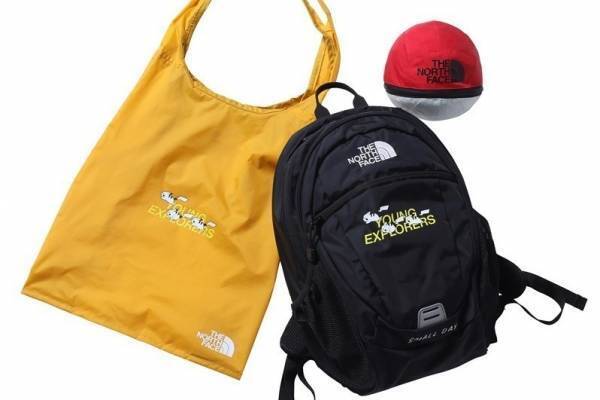 ザ・ノース・フェイス×ポケモン”駆けるピカチュウ”デイパックが富山のイベントで、ボール型サック付き