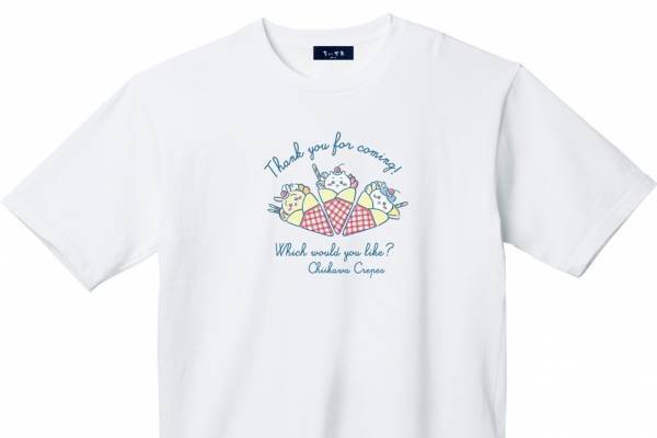 ちいかわらんど原宿店×マリオンクレープ、“ちいかわクレープ”モチーフのTシャツ＆バッグなど