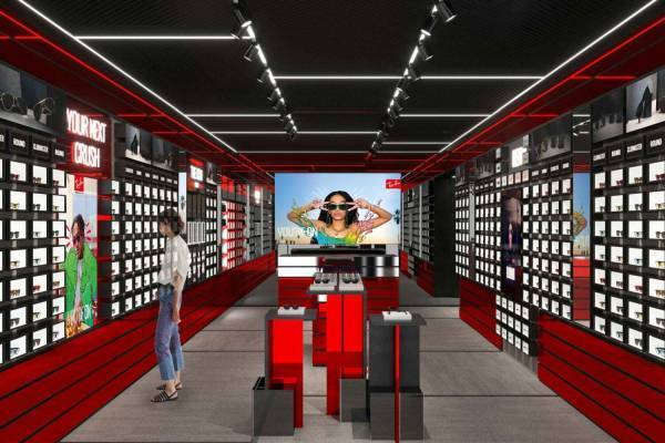 「レイバンストア 原宿」原宿キャットストリートに誕生、約450種のアイウェア&刻印入りも