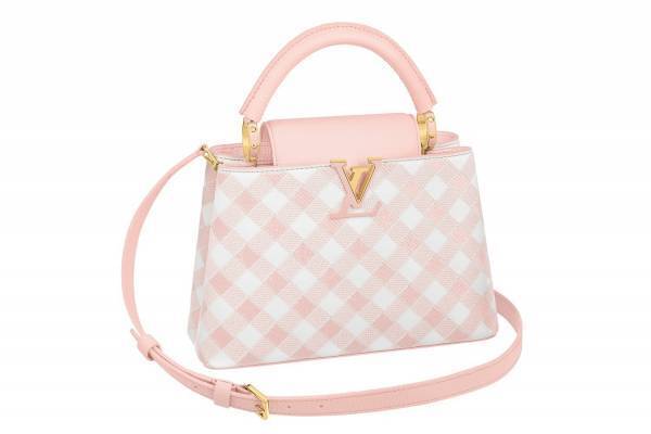 ルイ・ヴィトン人気バッグ「カプシーヌ」に新作、“刺繍チェック柄”で60年代風のレトロな表情に