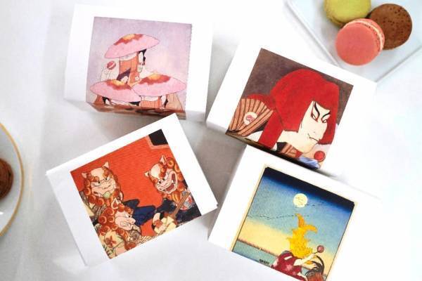 ピエール・エルメ“浮世絵”デザインの「マカロンボックス」歌川国芳の浮世絵を“マカロン”でアレンジ