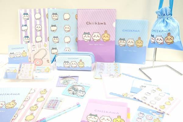 「ちいかわ」新作ステーショナリー - アイス柄orおでかけ柄のノートや巾着袋、サンスター文具から
