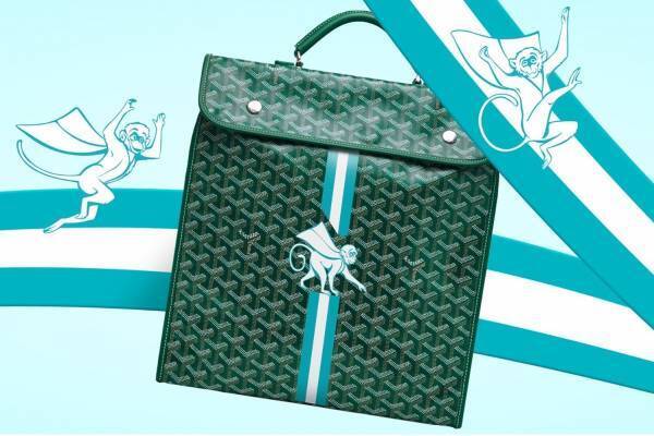 ゴヤール「マーカージュ」“マントを被ったモンキー”の新モチーフ、好きなバッグにカスタマイズ