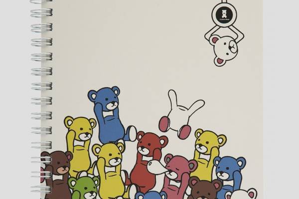 グラニフから文房具が登場、首だけ取れた“コントロールベア”などのノート・ペン・マスキングテープ