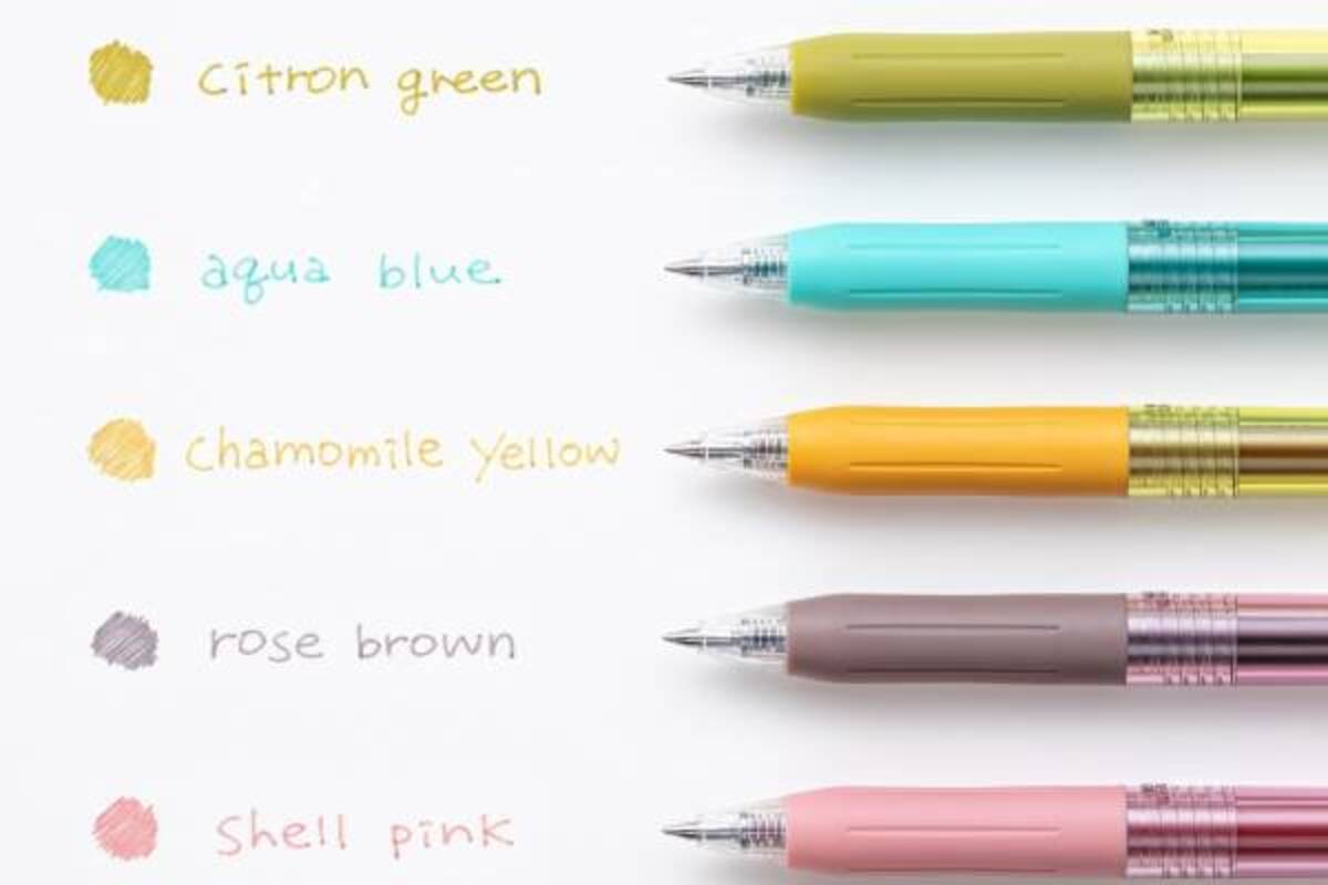 ゼブラ人気ボールペン サラサクリップ に限定色 カモミールやシェル 着想のくすみカラー 22年8月4日 ウーマンエキサイト
