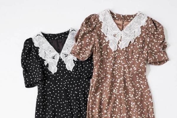 スナイデル“刺繍”カラーのワンピース＆ドット柄ブラウス、グランツリー武蔵小杉限定で