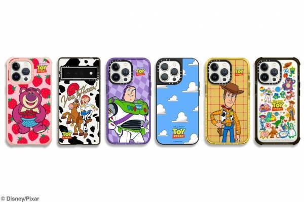 『トイ・ストーリー』×ケースティファイ、ウッディやバズの”ステッカー風”スマホケースなど