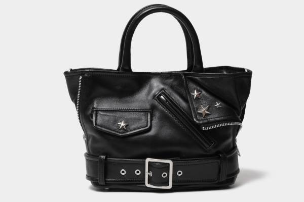 ビューティフルピープル“星型スタッズ”のライダースバッグ＆革小物、ジャケットと同じ羊革で
