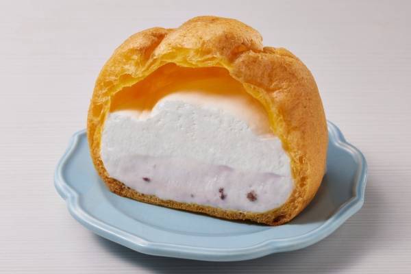 ローソン「ご当地クリームシュー」新作“ブルーベリー”クリームをたっぷり、関東甲信越限定で