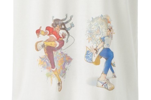 オニツカタイガー「ストリートファイター6」コラボTシャツ、春麗&新キャラ”キンバリー”プリント