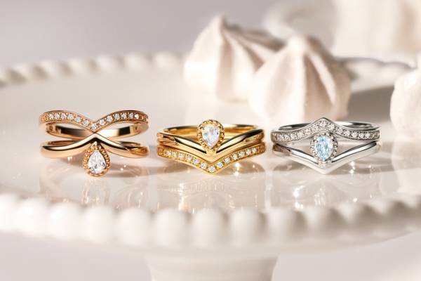 ヴァンドーム青山“レストランのコース料理”着想の新作ジュエリー、“シャンパンの泡”ネックレスなど